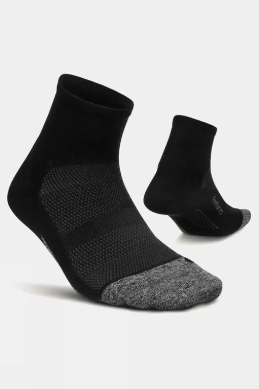 Feetures Unisex Elite Light Cushion Quarter Socks