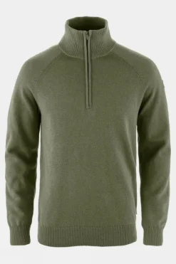 Fjallraven Mens Övik Lite Half Zip Knitted Top