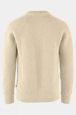 Fjallraven Mens Övik Waffle Knitted Jumper