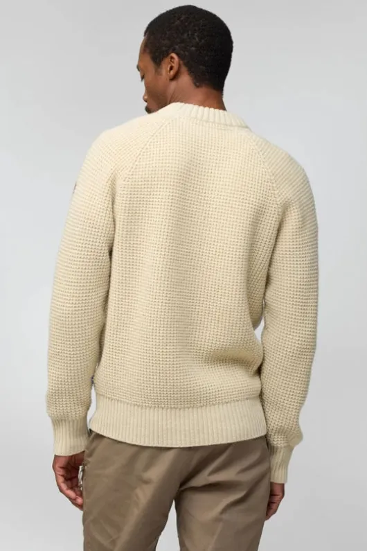 Fjallraven Mens Övik Waffle Knitted Jumper