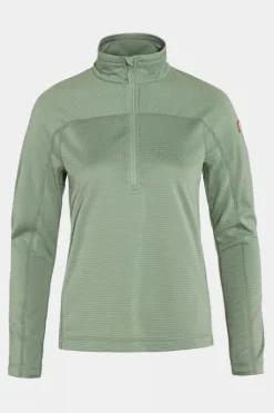 Fjallraven Womens Abisko Lite Fleece Half Zip Fleece