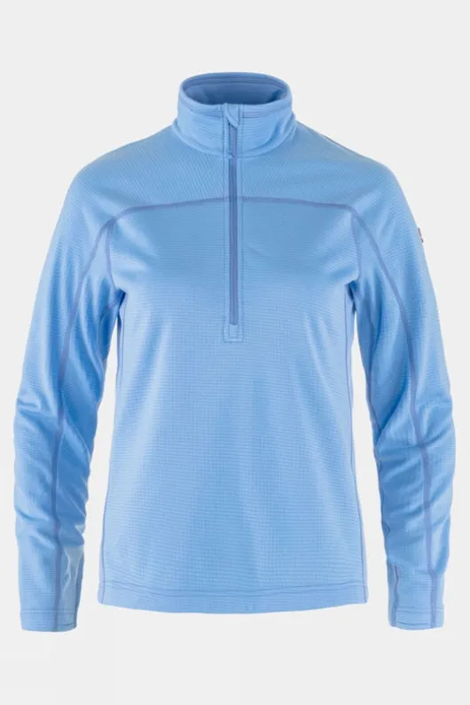 Fjallraven Womens Abisko Lite Fleece Half Zip Fleece