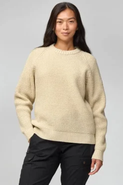 Fjallraven Womens Övik Waffle Knitted Jumper