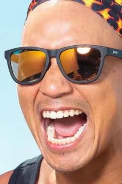 Goodr Whiskey Shots With Satan Sunglasses