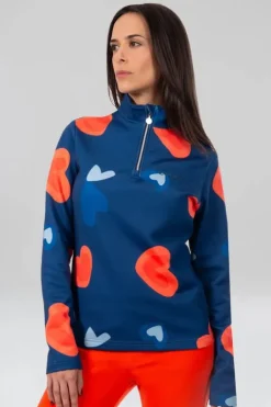 Henri Duvillard Womens Mora Half Zip Base Layer