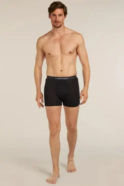 Icebreaker Mens Anatomica Boxer Briefs With Fly