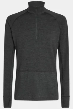 Icebreaker Mens Merino 260 Zoneknit Long Sleeve Half Zip Base Layer Top