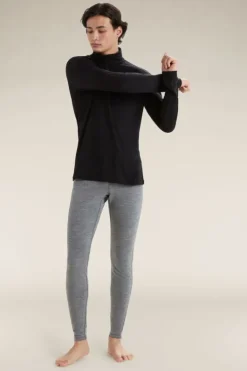 Icebreaker Mens 200 Oasis Long Sleeve Half Zip Thermal Top