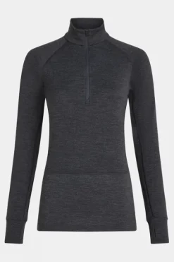 Icebreaker Womens Merino 260 Zoneknit Long Sleeve Half Zip Base Layer Top