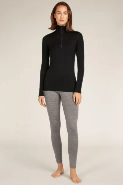 Icebreaker Womens 200 Oasis Long Sleeve Half Zip Thermal Top