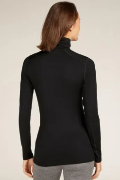 Icebreaker Womens 200 Oasis Long Sleeve Half Zip Thermal Top