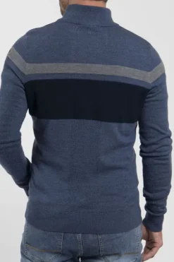 Kjus Mens Stripe Half Zip Jumper