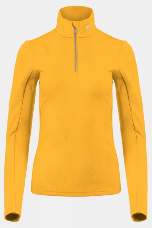 Kjus Womens Neila Half Zip Midlayer Top