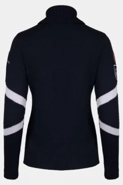 Kjus Womens Retro Patch Jumper