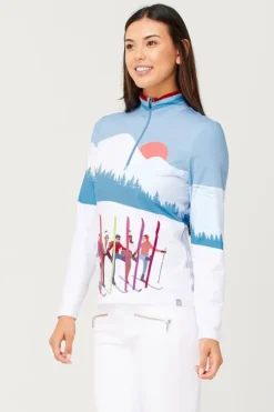 Krimson Klover Womens Amiche Quarter Zip Top