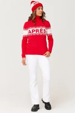 Krimson Klover Womens Apres Turtleneck Knitted Sweater