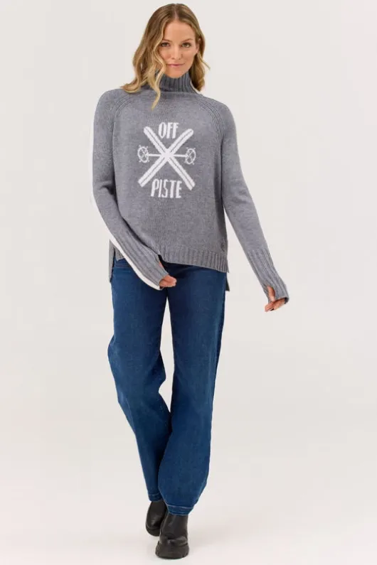 Krimson Klover Womens Off- Piste Turtleneck Sweatshirt