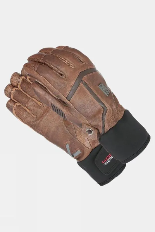 Level Mens Off Piste Leather Gloves
