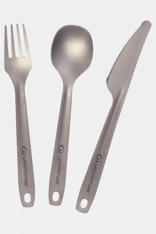 Lifeventure Superlight Titanium Cutlery Set