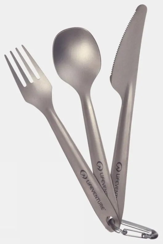 Lifeventure Superlight Titanium Cutlery Set
