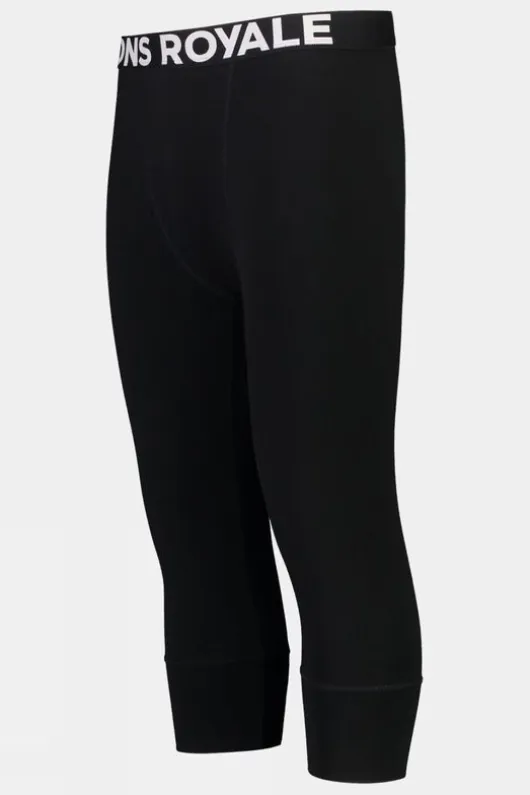 Mons Royale Mens Cascade Merino Flex 200 3/4 Base Layer Bottom