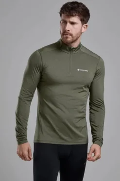Montane Mens Dart XT Zip Neck Base Layer Top