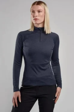 Montane Womens Dart Zip Neck Base Layer Top