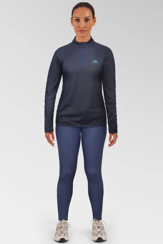 Mountain Equipment Womens Cerrig Long Sleeves Zip Base Layer Top