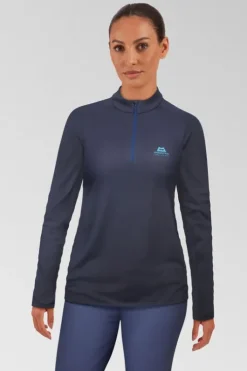 Mountain Equipment Womens Cerrig Long Sleeves Zip Base Layer Top