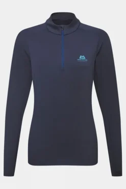 Mountain Equipment Womens Cerrig Long Sleeves Zip Base Layer Top