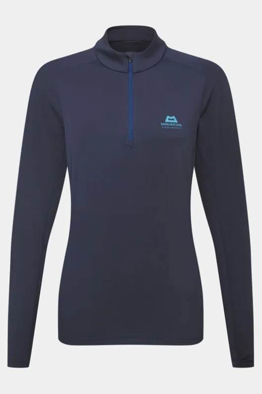 Mountain Equipment Womens Cerrig Long Sleeves Zip Base Layer Top