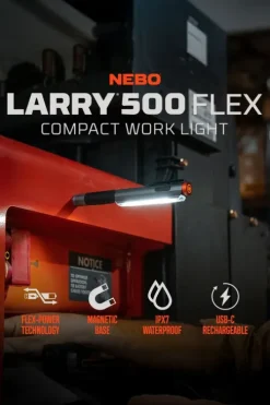 Nebo Lil Larry 500 Flex Rechargeable Torch