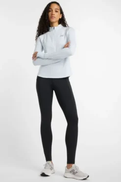 New Balance Womens Athletics Heat Grid Half Zip Fleece