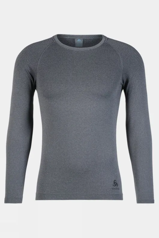 Odlo Mens Performance Light Eco Long Sleeve Base Layer Top