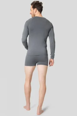 Odlo Mens Performance Light Eco Long Sleeve Base Layer Top