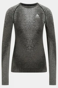 Odlo Womens Blackcomb Eco Crew Neck Long Sleeve Base Layer Top