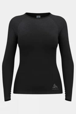 Odlo Womens Performance Light Eco Long Sleeve Base Layer Top