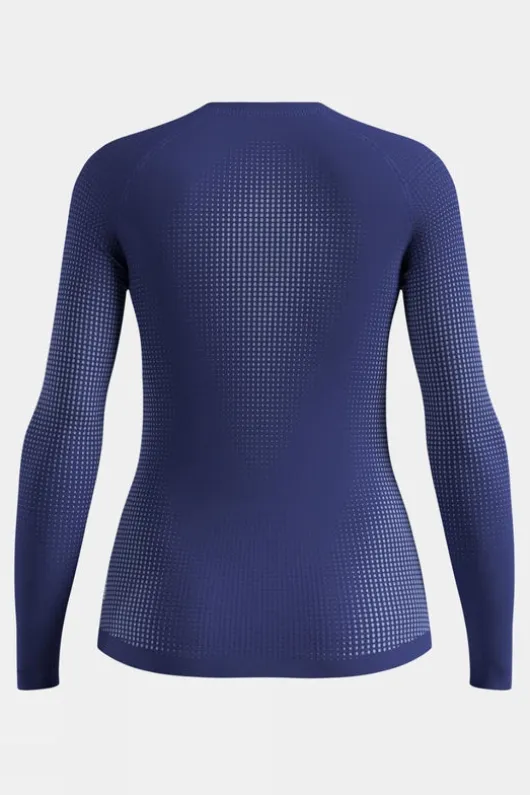 Odlo Womens Performance Warm Eco Long Sleeve Base Layer Top