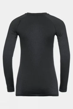 Odlo Womens Performance Warm Eco Long Sleeve Base Layer Top