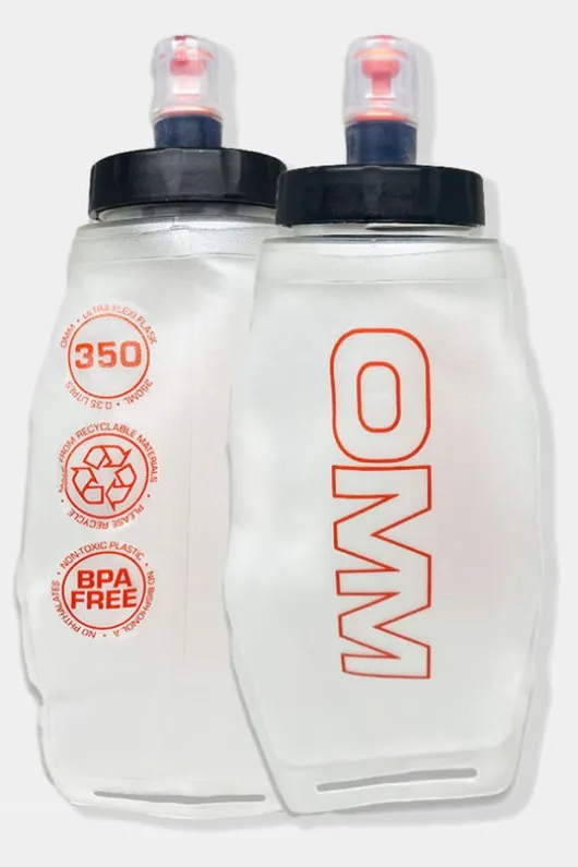 OMM Ultra Flexi Drinking Flask 350ml Bite Valve - Twin Pack