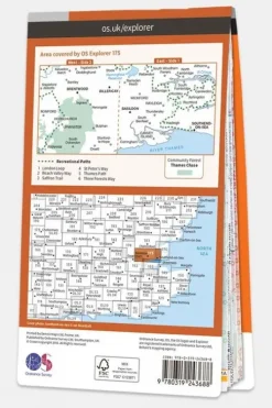 Ordnance Survey Active Explorer Map 175 Southend-on-Sea and Basildon