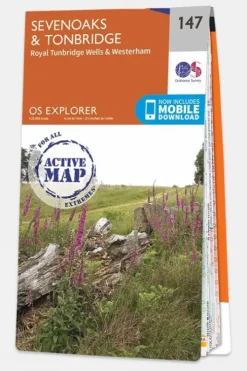Ordnance Survey Active Explorer Map 147 Sevenoaks and Tonbridge