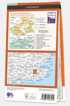 Ordnance Survey Active Explorer Map 147 Sevenoaks and Tonbridge