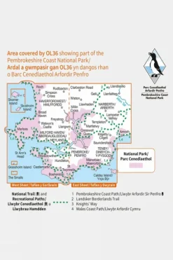 Ordnance Survey Active Explorer Map OL36 South Pembrokeshire