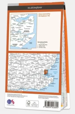 Ordnance Survey Active Explorer Map 176 Blackwater Estuary