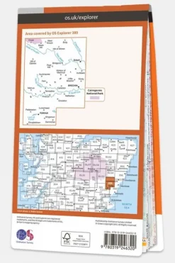 Ordnance Survey Explorer Map 389 Forfar, Brechin and Edzell