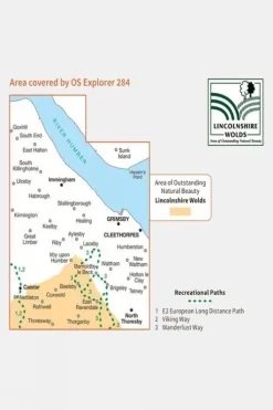 Ordnance Survey Explorer Map 284 Grimsby, Cleethorpes and Immingham