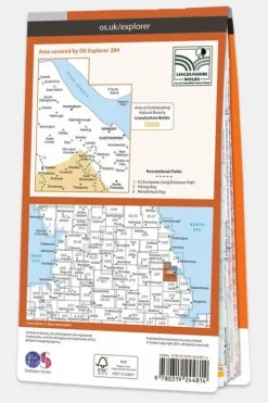 Ordnance Survey Explorer Map 284 Grimsby, Cleethorpes and Immingham