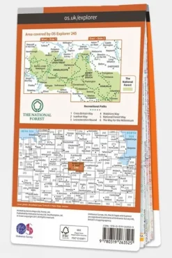 Ordnance Survey Explorer Map 245 The National Forest