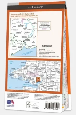 Ordnance Survey Explorer Map 152 Newport and Pontypool